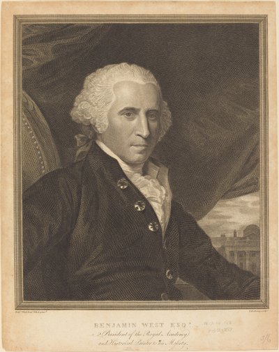 Benjamin West av Thomas Holloway