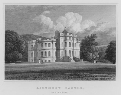 Airthrey Castle, Perthshire (gravering) av Thomas Hosmer Shepherd