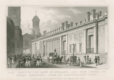 Bank of England, Sir John Soanes fronter av Thomas Hosmer Shepherd