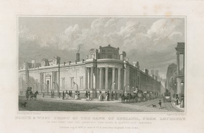 Bank of England, Sir John Soanes fronter av Thomas Hosmer Shepherd