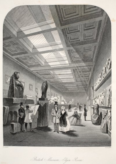 British Museum, Elgin Room, fra puben 