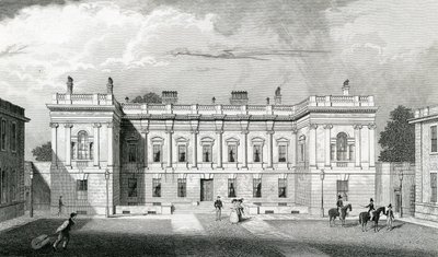 Burlington House, Royal Academy of Arts, Piccadilly, London, ca. 1829-31 av Thomas Hosmer Shepherd