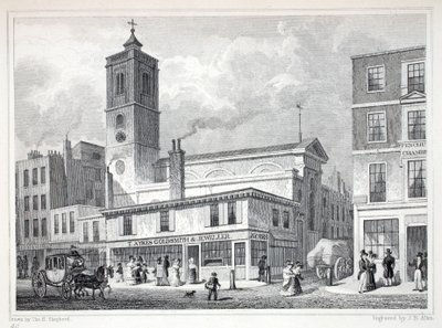 Church of St Dionis, Backchurch, fra puben 