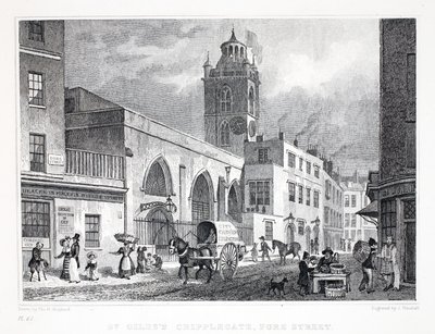 Church of St Giles, Cripplegate, fra puben 