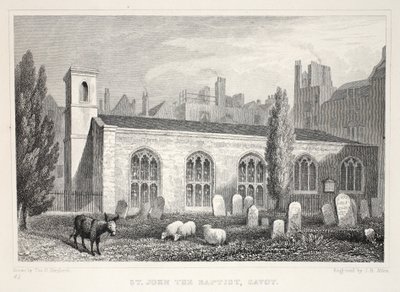 Church of St John the Baptist, Savoy, fra puben 