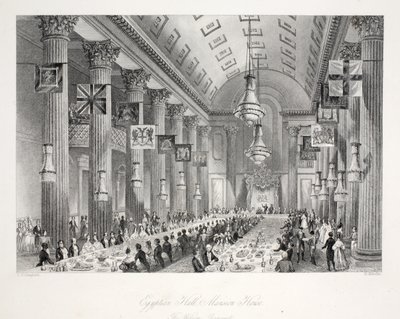 Egyptian Hall, Mansion House, fra puben 