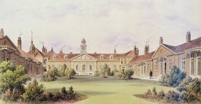 Emanuel sykehus, Tothill Fields, 1850 av Thomas Hosmer Shepherd