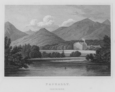 Faskally, Perthshire (gravering) av Thomas Hosmer Shepherd