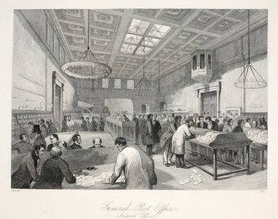 General Post Office, Inland Office, fra puben 