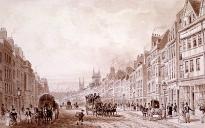 Holborn, London, c1830 av Thomas Hosmer Shepherd