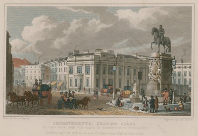 Forbedringer, Charing Cross, London av Thomas Hosmer Shepherd