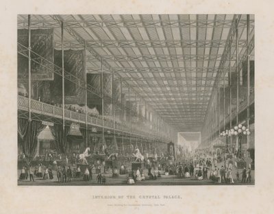 Interiør av den store utstillingen, 1851 av Thomas Hosmer Shepherd