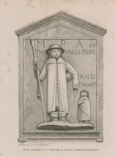 King Charles 1st Porter and Dwarf av Thomas Hosmer Shepherd