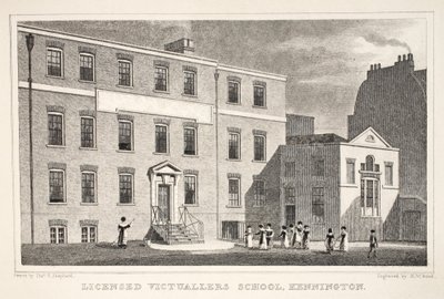 Licensed Victuallers School, Kennington, fra puben 