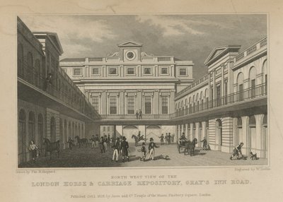 London Horse and Carriage Repository av Thomas Hosmer Shepherd