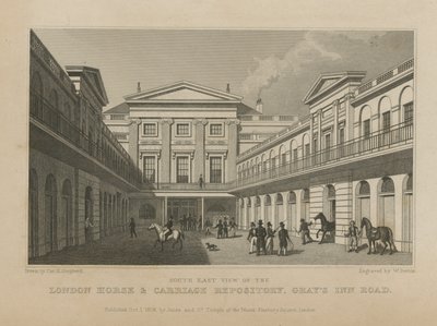 London Horse and Carriage Repository av Thomas Hosmer Shepherd