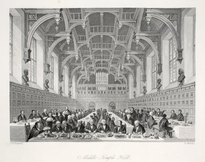 Middle Temple Hall, fra puben 