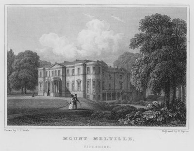 Mount Melville, Fifeshire (gravering) av Thomas Hosmer Shepherd