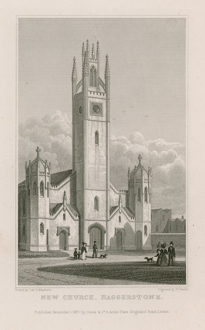 New Church, Haggerston av Thomas Hosmer Shepherd