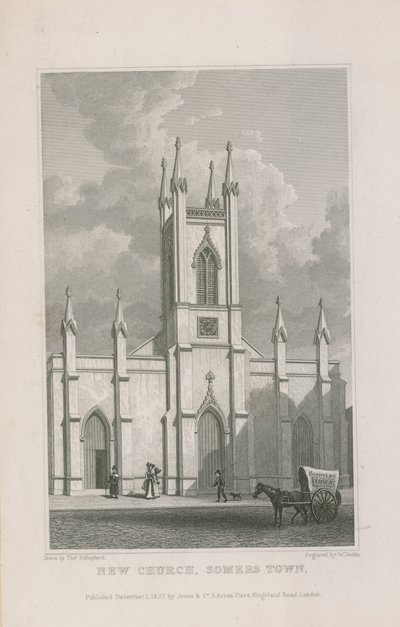 Ny kirke i Somers Town av Thomas Hosmer Shepherd