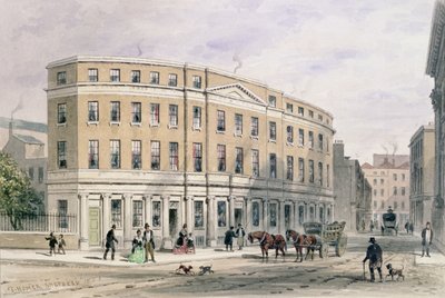 Nye hus ved inngangen til Gresham St, 1851 av Thomas Hosmer Shepherd