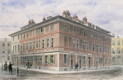 Old House i New Street Square, testamentert av Agar Harding til Goldsmith's Company, revet ned i 1852 av Thomas Hosmer Shepherd