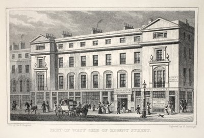 En del av West Side of Regent Street, fra puben 