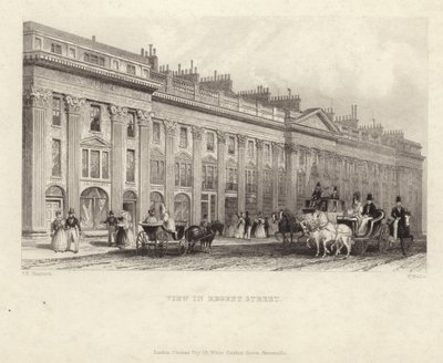 Regent Street av Thomas Hosmer Shepherd