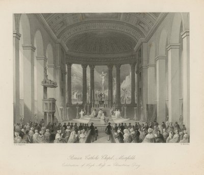 Romersk-katolske kirke i Moorfields av Thomas Hosmer Shepherd