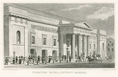 Royal Theatre, Covent Garden; av Thomas Hosmer Shepherd