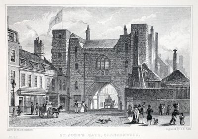 St Johns Gate, Clerkenwell, fra puben 
