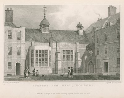 Staples Inn Hall, Holborn av Thomas Hosmer Shepherd