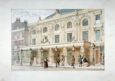 Surrey Theatre og Surrey Coffee House på Blackfriars Road, Southwark, London, c1835 av Thomas Hosmer Shepherd