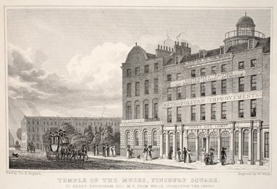 Temple of the Muses, Finsbury Square, fra puben 