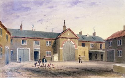 The City Green Yard, 1855 av Thomas Hosmer Shepherd