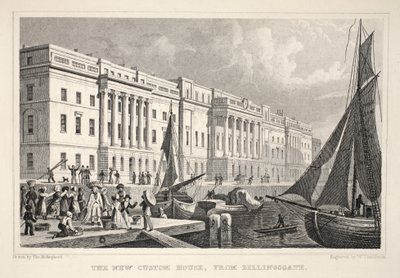 The New Custom House, fra Billingsgate, fra "London and it