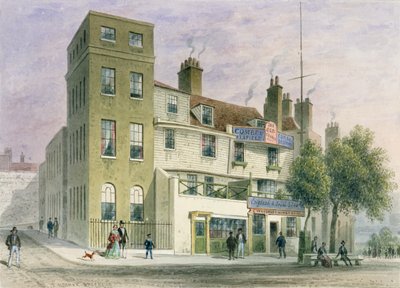 The Old George på Tower Hill av Thomas Hosmer Shepherd
