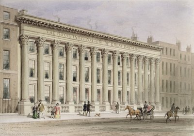 The Royal Institution of Great Britain, Albemarle Street, ca. 1838 av Thomas Hosmer Shepherd