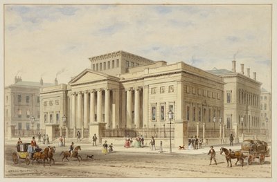 The Royal Manchester Institution, ca. 1836 (akvarell på papir) av Thomas Hosmer Shepherd