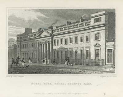 The Royal York Baths på York Terrace av Thomas Hosmer Shepherd