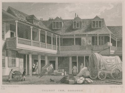 The Tabard Inn, Southwark av Thomas Hosmer Shepherd
