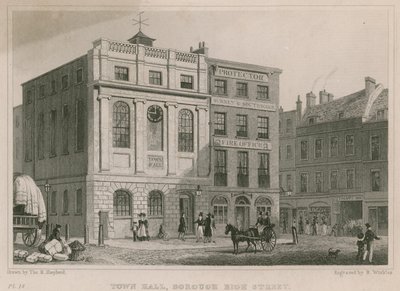 Rådhuset, Borough High Street, Southwark, London av Thomas Hosmer Shepherd