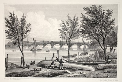 Vauxhall Bridge fra Millbank, fra "London and it