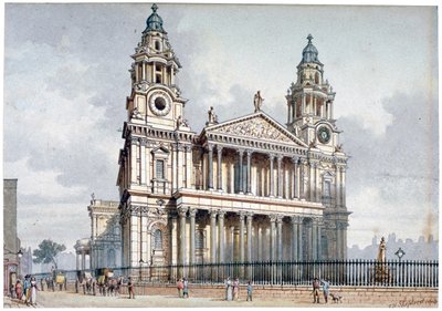 Vest foran St Paul