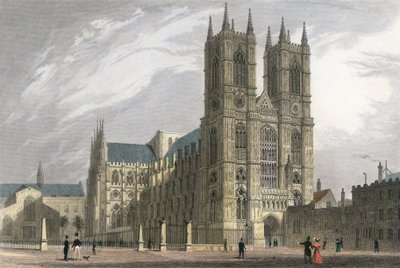 Westminster Abbey, vestfronten av Thomas Hosmer Shepherd