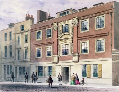 Winchester Street, 1850 av Thomas Hosmer Shepherd