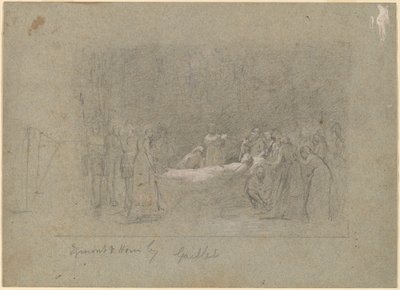 Egmont og Hoorn av Thomas Hovenden after Bernard Gaillot
