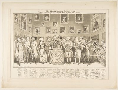 Matthew-orama for 1827-eller Cockney Gleanings,-er det ikke en god un nå, 26. mars 1827. av Thomas Howell Jones
