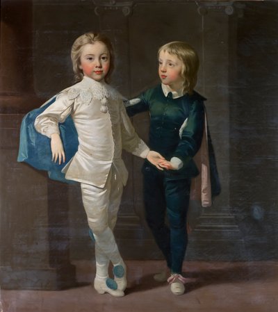 Sir Edward Hulse, 3. Baronet og hans bror, Samuel Hulse, ca. 1758 av Thomas Hudson