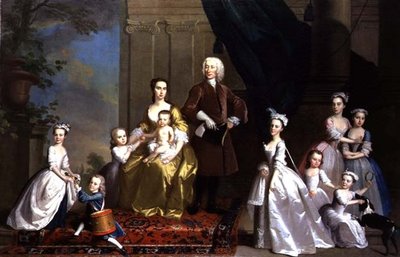 The Radcliffe Family, ca. 1738-42 (olje på lerret) av Thomas Hudson